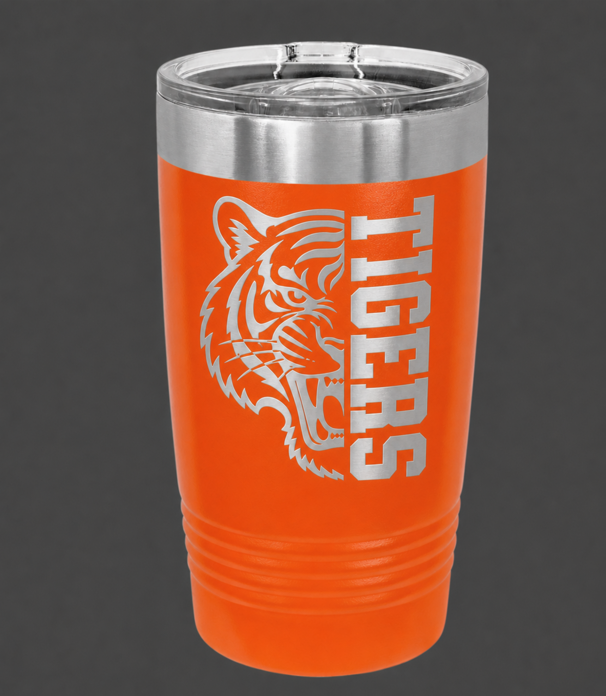 Los Lunas Tigers Custom Engraved 20oz Tumbler