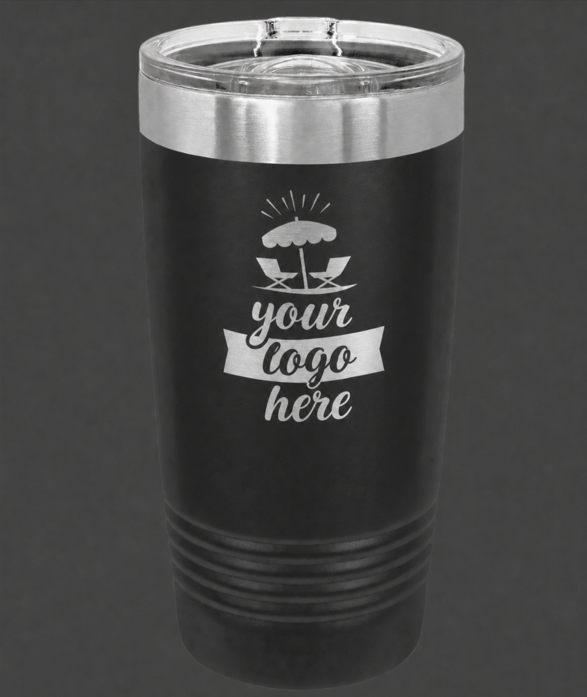Custom Engraved 20oz. Tumbler with Slider Lid