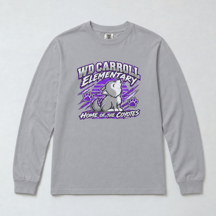 Carroll Elementary Coyotes - Spirit Long Sleeve