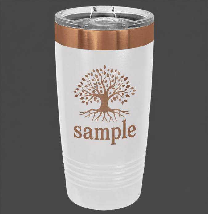 Custom Engraved 20oz. Tumbler with Slider Lid