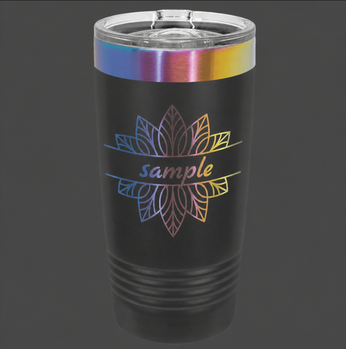 Custom Engraved 20oz. Tumbler with Slider Lid