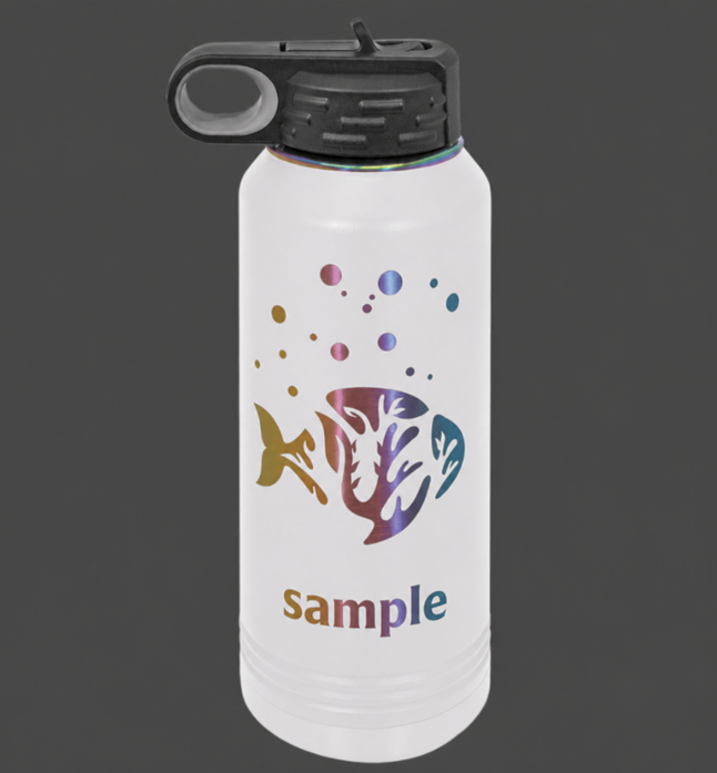 Custom Engraved 32oz. Water Bottle