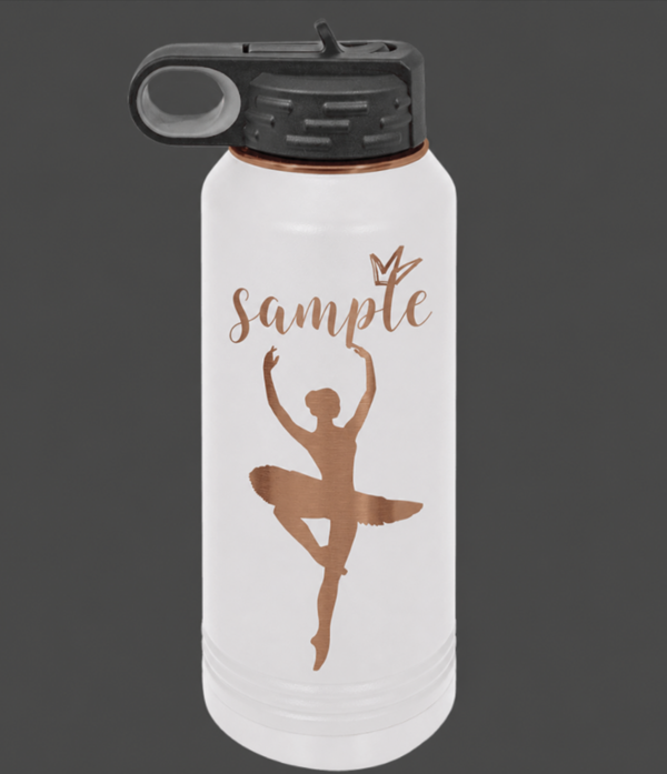 Custom Engraved 32oz. Water Bottle